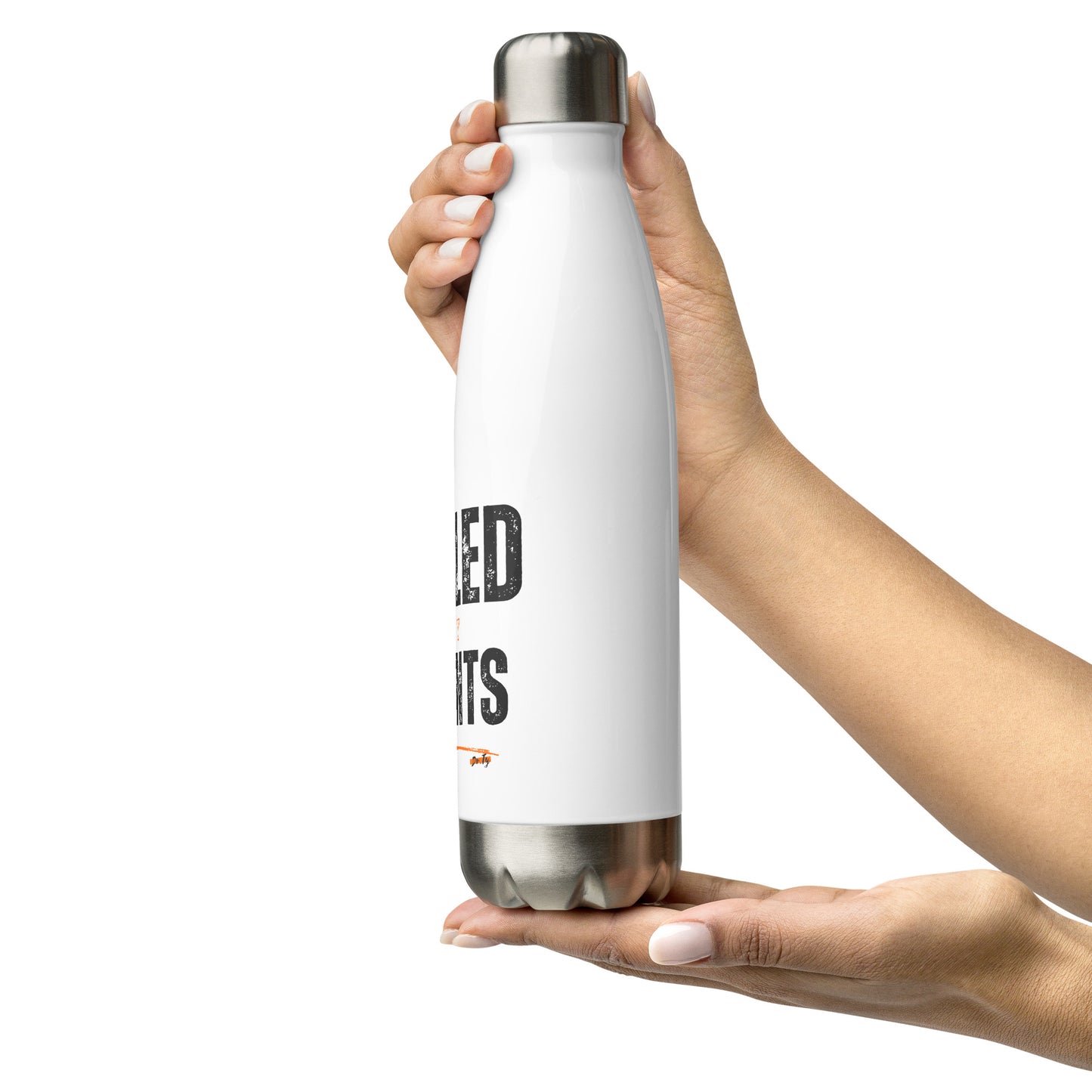 "Fueled by Plants" Stainless steel water bottle