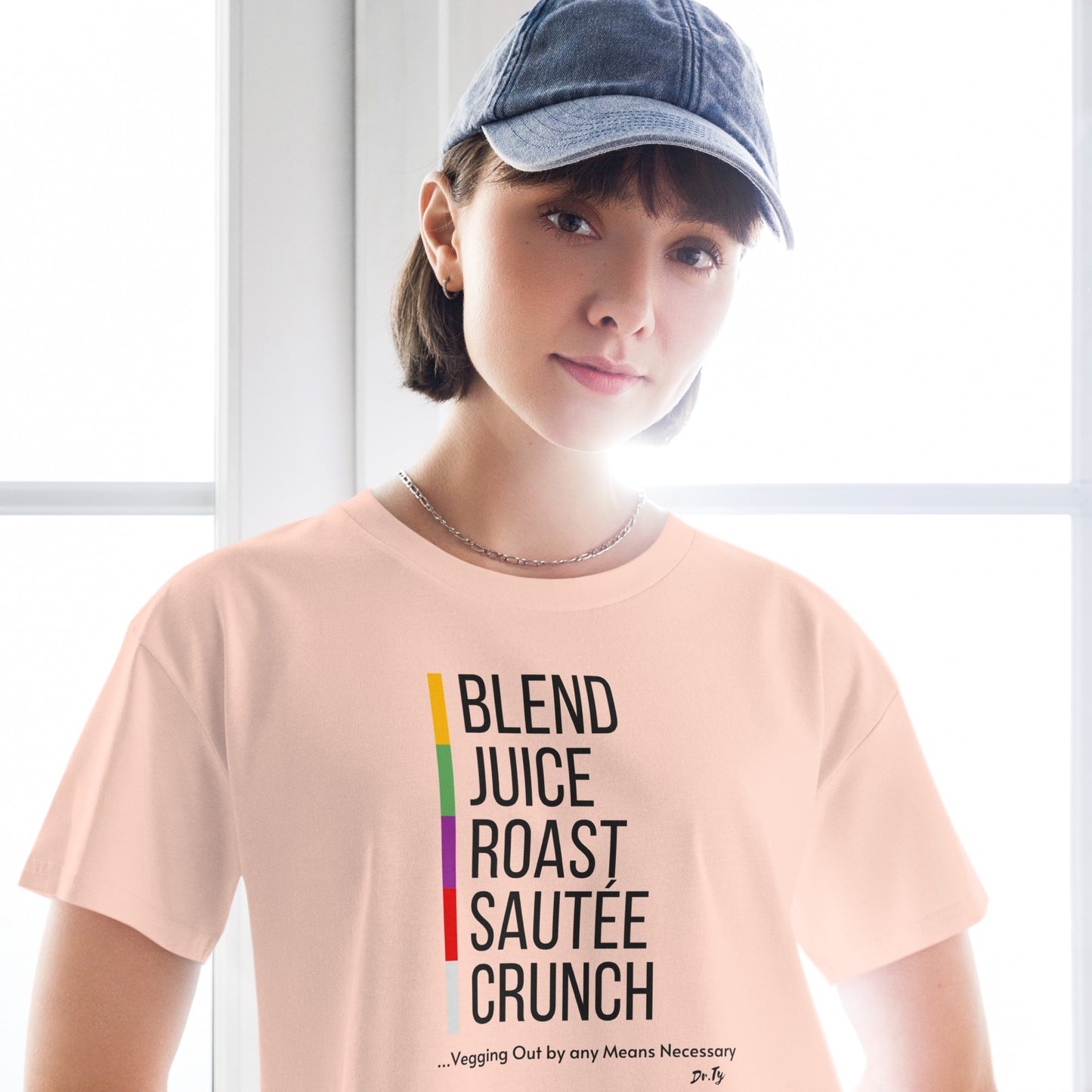 "Veggies by Any Means Necessary" Crop Top