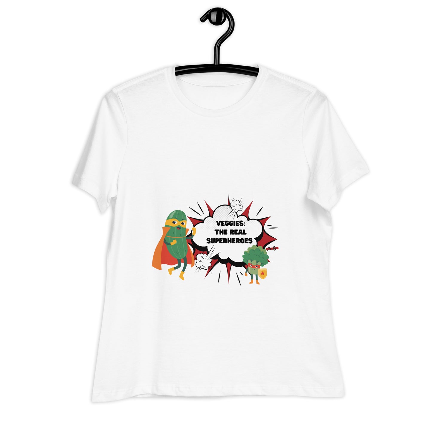 "Veggie Superheroes" Women's Relaxed T-Shirt