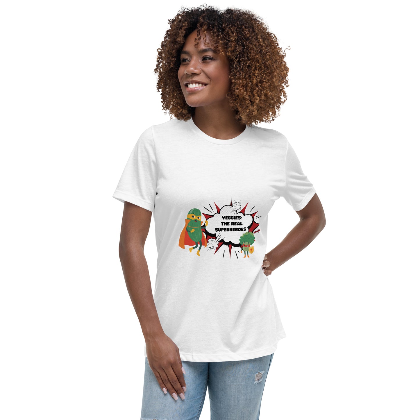 "Veggie Superheroes" Women's Relaxed T-Shirt