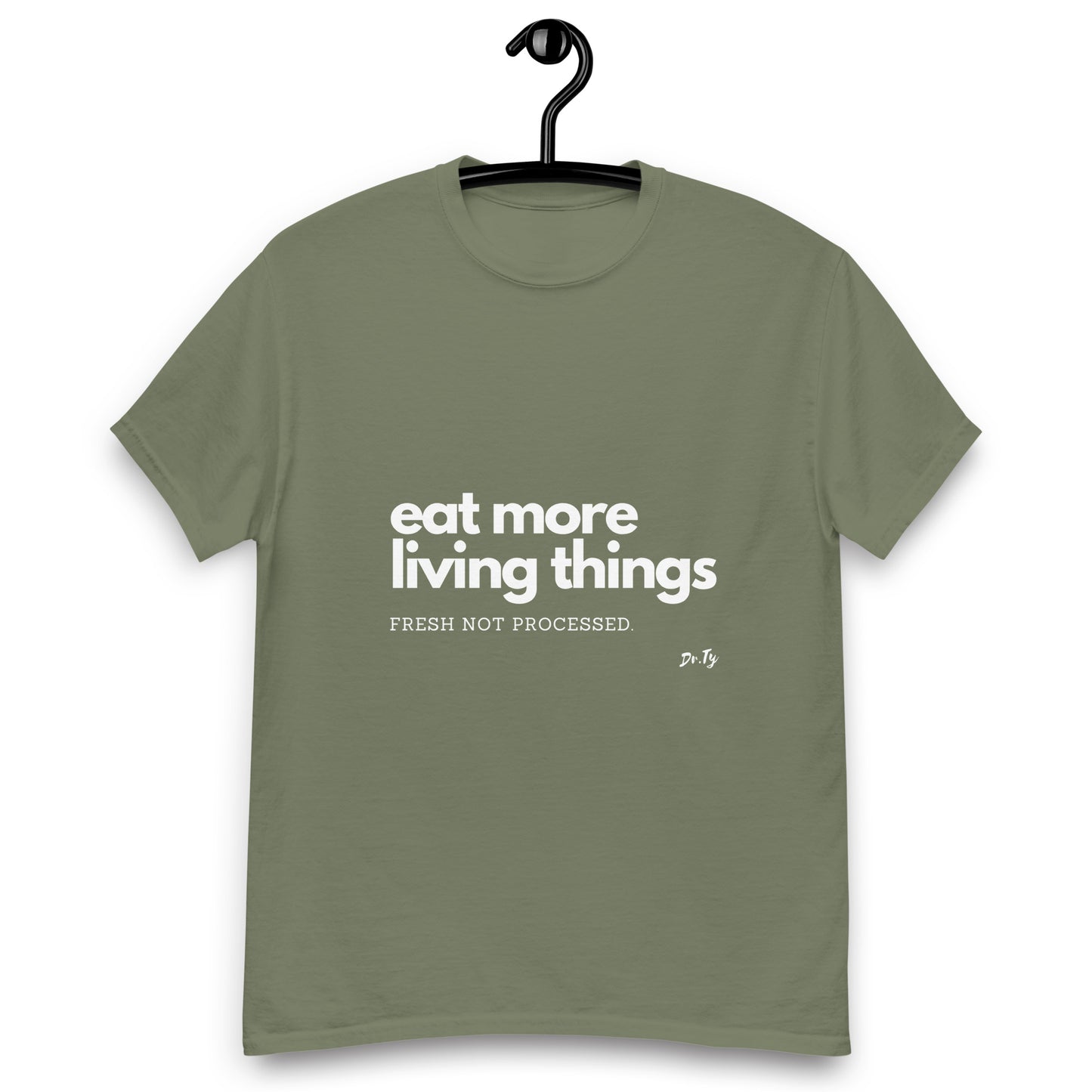 "Eat More Living Things" Unisex classic tee